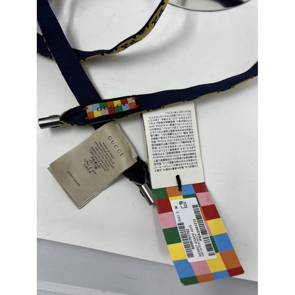 Gucci GG supreme monogram Multicolor canvas reversible bucket hat NWT - Picture 7 of 10